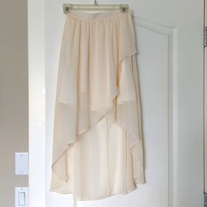 Miss Selfridge hi lo skirt